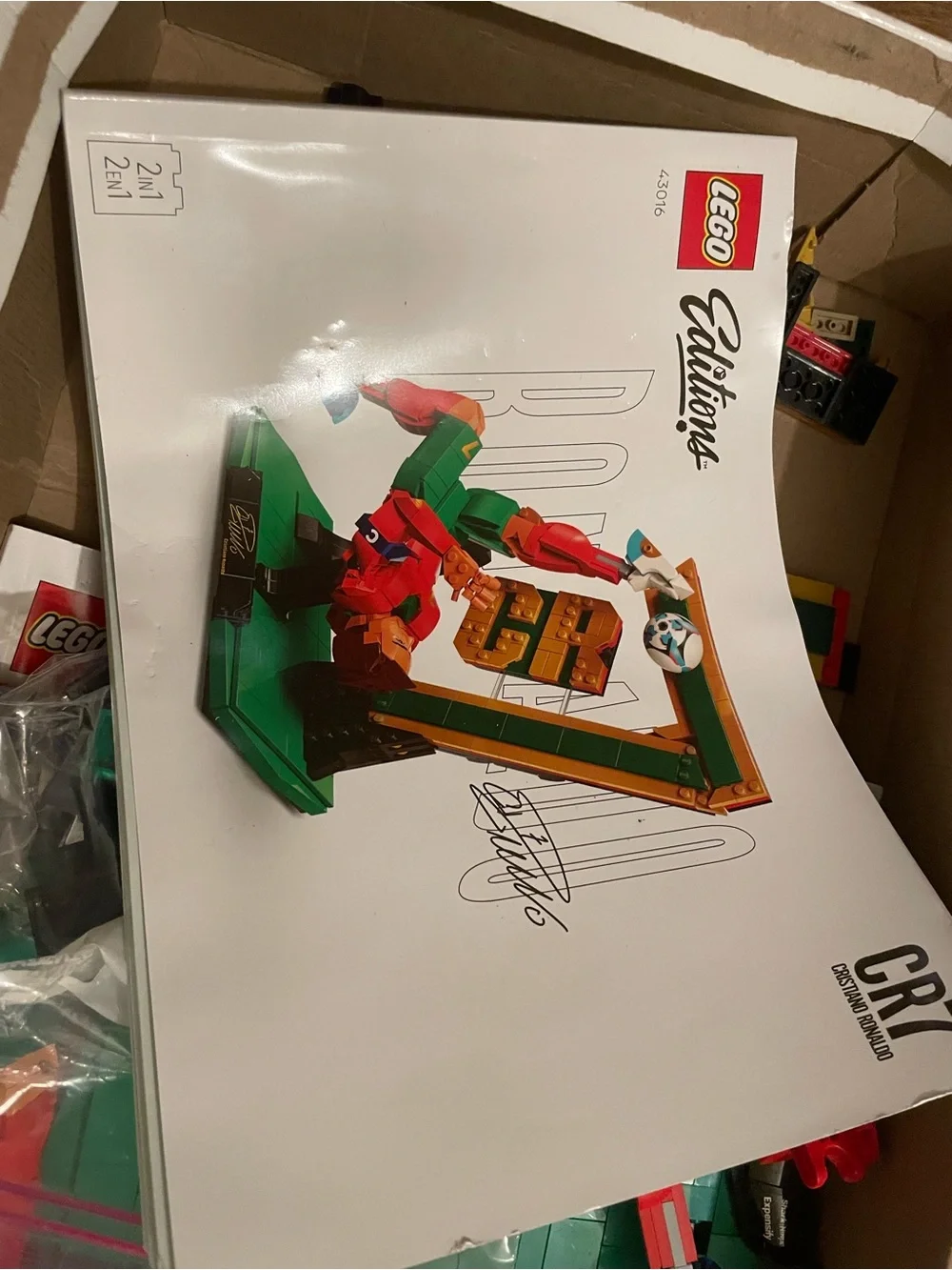 LEGO Soccer Acrobat Set in Green, Red, Yellow, White, Blue